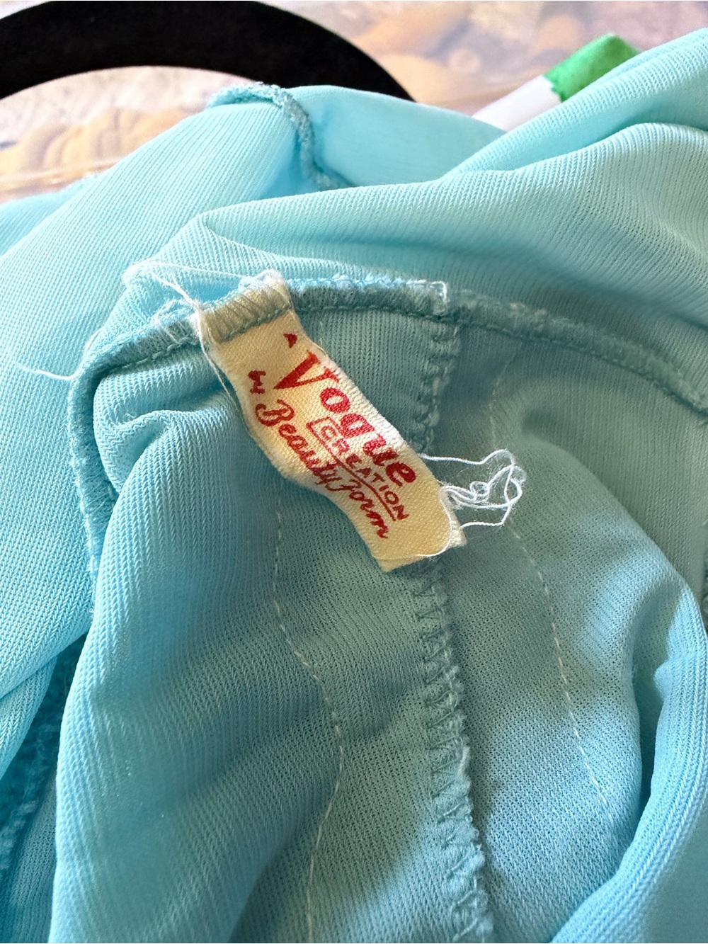 Vintage fairy slip dress with floral appliqué - Picture 7 of 12